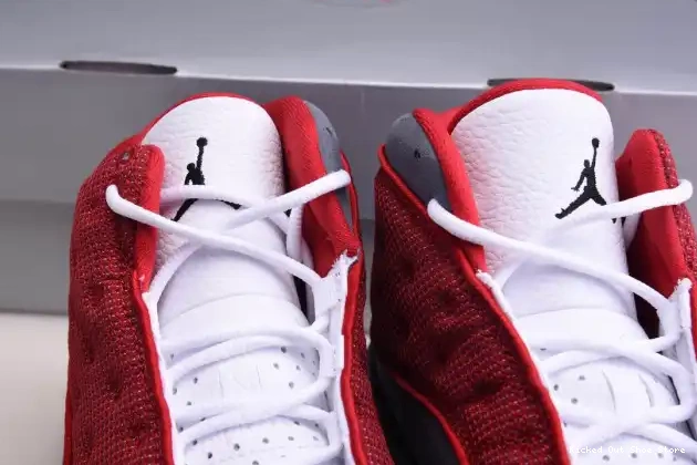 Kicked Out Shoe Store Air 414571-600 Grey Jordan Flint Red 13 Retro Gym 0516